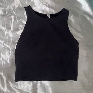 lululemon athletica Black Crop Top